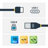 StarTech.com USB C to USB B Printer Cable - 1m / 3 ft - Superspeed - USB 3.1 - 10Gbps - USB C Printer Cable - USB Type C to Type B (USB31CB1M)