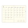 Daigo E7722 Mill CLEAR B6 Weekly 1 Weekly Notebook, 1 Week, 2025, Begins December 2024