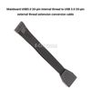 USB 3.0 19/20 Pin Internal Extension Header Adapter Cable for PC Motherboard