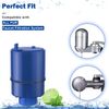 6-Pack RF-9999 Faucet Mount Water Filter Replacement, Reduce 99% impurities US