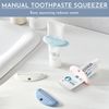 20pcs Plastic Toothpaste Squeezer 4-Color Toothpaste Tube Squeezer Cute Plastic Tube Squeezer Bracket, Multi Functional Toothpaste Squeezer, Used for Squeezing Residual Cleansing Milk Cosmetics