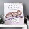 Personalised Desk Calendar. Cats and Kittens Calendar
