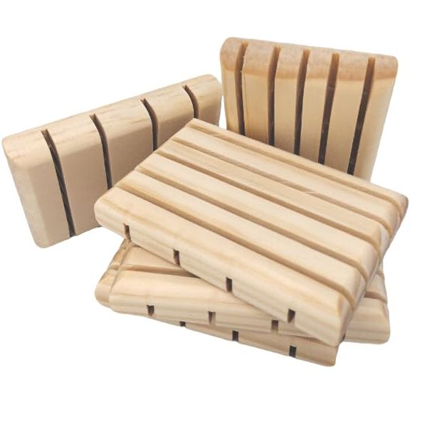 Soap Deck, Natural Pine Wood Soap Dish