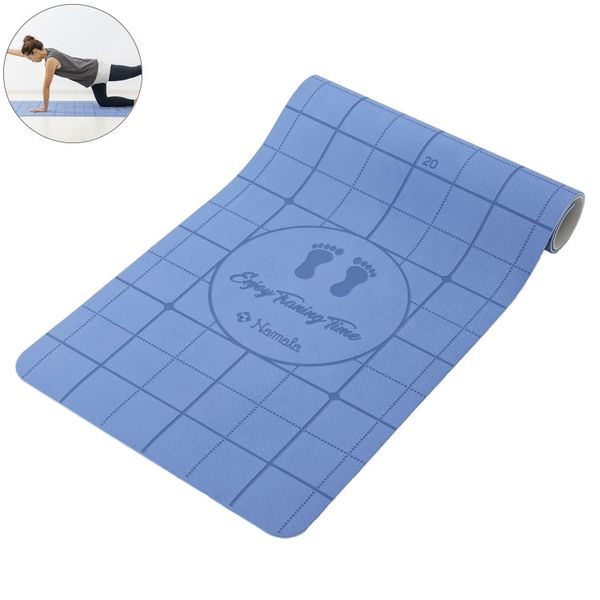 NAMALA Exercise mat with guidelines Yoga Stretch Exercise Gymnastics Exercise Sports Yoga Pilates Beginner Meditation Beginner Fashionable Gymnastics Wear Training Namara (Cash on delivery not available)