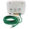 1aTTack.de - 10 x 0.25m Cat7 network cable, Cat.7 Ethernet, Lan & Cat 7 patch cable for maximum internet speed & connects all devices with RJ 45 socket green