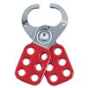 Master Lock 421 Steel Lockout Hasp, Red & Silver, One-size
