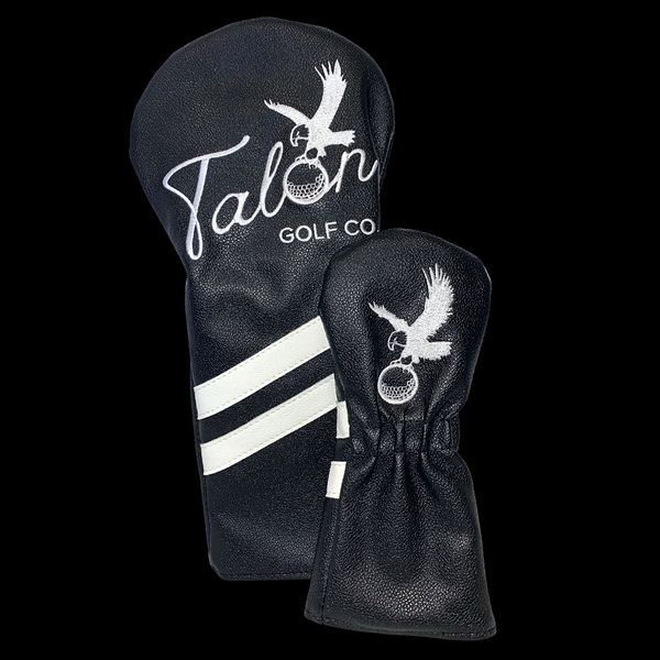 Talon B&W Headcover 2 Pack - Black