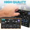 Pyle Bluetooth Voice Changer Live Sound Mixer Card with Multiple Sound Effects