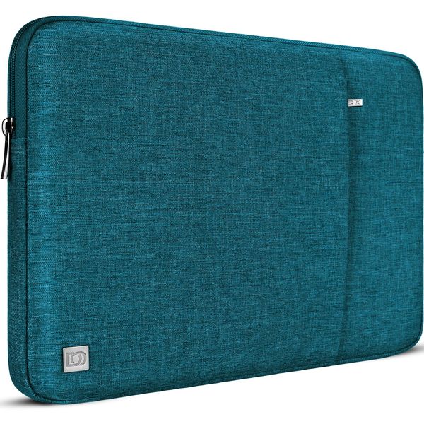 DOMISO 15.6 Zoll Wasserdicht Laptop Sleeve Case Notebook Hülle Schutzhülle Tasche Laptoptasche für 15.6" HP 15/ThinkPad E575 T580/Lenovo IdeaPad S510/ASUS ROG Zephyrus S (GX531), Teal