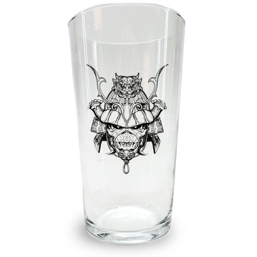 Iron Maiden Pint Glass Senjutsu Band Logo Official Boxed One Size