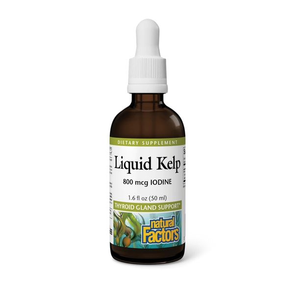 Natural Factors Liquid Kelp, 50ml, 1.6 Fluid Ounce