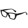 DOOViC Blue Light Blocking Reading Glasses 2.25 Women Cat Eye Black Frame Computer Readers