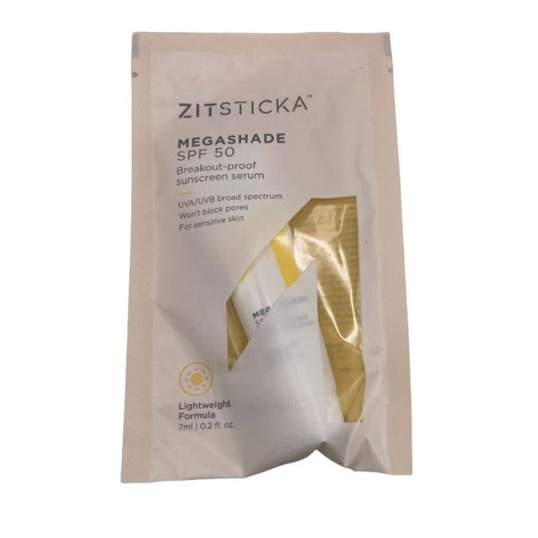 ZitSticka, Sunscreen Megashade SPF 50 Breakout-Proof Serum, 0.2oz/7ml