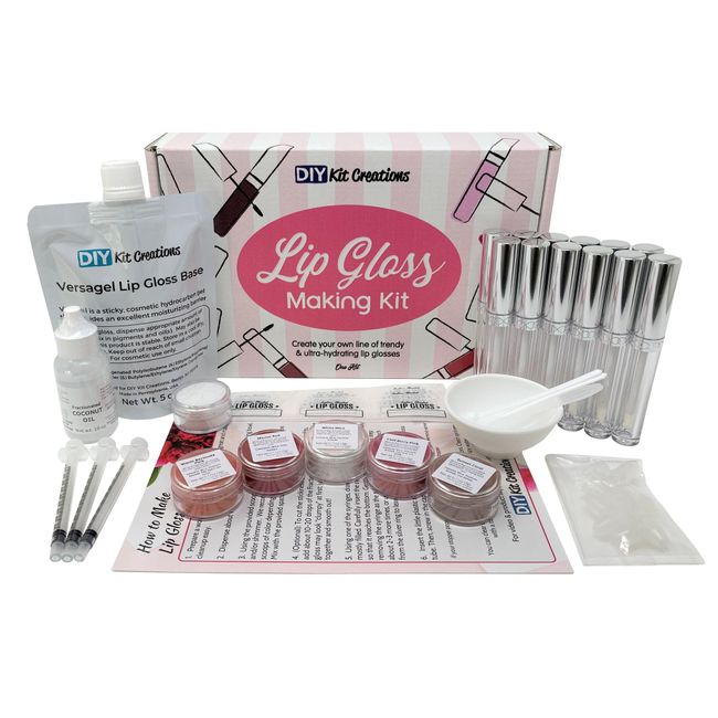 DIY Kit Creations Lip Gloss Making Kit (Standard Kit)