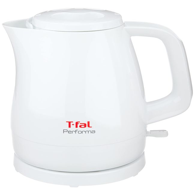 T-fal Performa KO1531JP Electric Kettle, White, 0.2 gal (0.8 L), Compact, Empty Reheating Protection, Automatic Power Off, Removable Lid, Easy Care