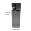 Foldable Metal Lighter Pipe Combination Portable Smoking Lighter 2 in 1 Silver