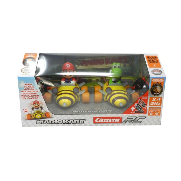 Carrera RC Mariokart Mario & Yoshi Bumble V 2.4GHz Twin Pack