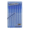 Bic Round Stic Medium Writing Ball Pen - BLUE - PACK OF 8