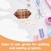 200PCS Quilting Templates - Patchwork, Piecing, Hexagon & Paper Quilting Accessories