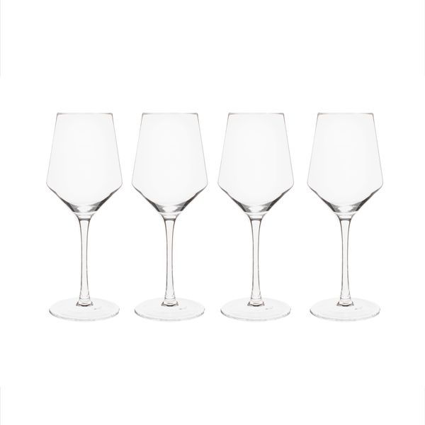 Set of 4 White Wine Glasses - 14 Oz