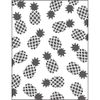 Prägeschablone, Größe 11x14cm, Stärke 2mm Ananas, 1 Stück