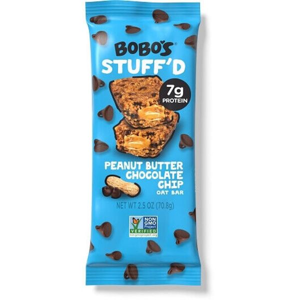 Bobo's Chocolate Chip and Peanut Butter Filled Oat Bar, 2.5 Ounces, 48 Per Case