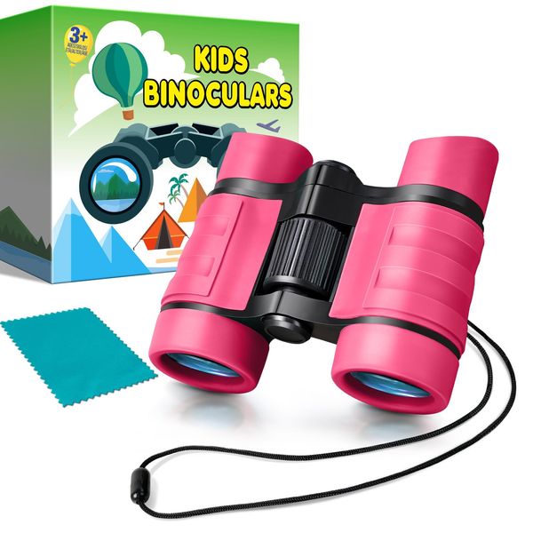 Binocular for Kids, Kids Binoculars for Ages 3-12 Boys Girls, Outdoor Gifts Toys for Kids- Perfect for Bird Watching, Camping, and Outdoor Exploration