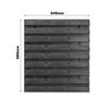 botle 35 x 38.5 cm Stacking Boxes Wall Shelf Plastic Label Compartment Chute Display Storage Boxes Sturdy Boxes Extra Strong Wall Plates Expandable Workshop Shelf Storage Shelf Workbench