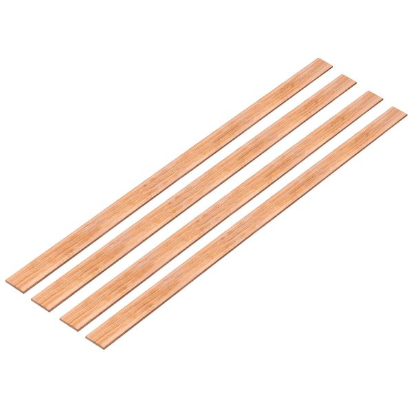 uxcell Copper Flat Bar 3mm Thickness Copper Rod Stock for Grounding System Building Projects 4 Pack 401mm x 10mm