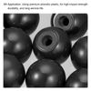 sourcing map 6Pcs Threaded Ball Knobs, M12 Female Thread Thermoset Ball Knob 1.57'' Dia Black Round Operation Ball Handles Embedded Threaded Knob for Machine Handle Tool Replacement