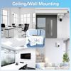 【Compatible with PTZ Cameras】 Security Camera Junction Box, Outdoor CCTV Mounting Bracket, IP65 Waterproof ABS Plastic Cable Concealment Box(2 Pack)