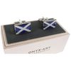 Onyx-Art London Novelty Cufflinks - Scottish Flag