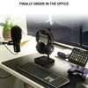MY FAT GORILLA Bamboo Headphone Stand (Black)