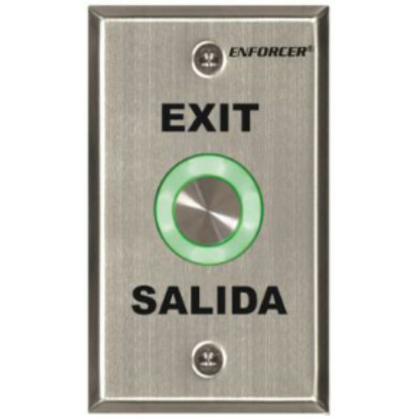 Seco-larm Enforcer SD-6276-SS1Q Piezoelectric Request to Exit Push Button Timer