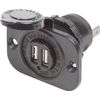 Blue Sea Systems 1016 Dual USB Charger Socket Two USB Ports with