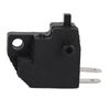 EVGATSAUTO Brake Light Switch Scooter Universal Right Push Button Hinge Lever Black Manual