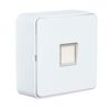 Knightsbridge Plinth Light, Steel, 0.8 W, Matt White