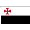 Knights Templar Flag 5ft x 3ft,Large