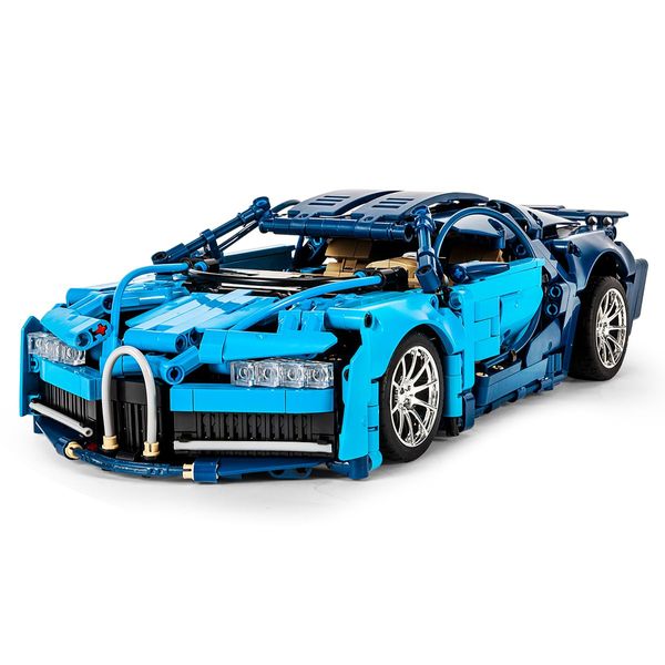 GOTIMON Bluce Sports Car MOC Building Blocks Kit, 1:14 Scale Sports Car Model Toys(1355 Pcs)，Gift for Adults and Kids