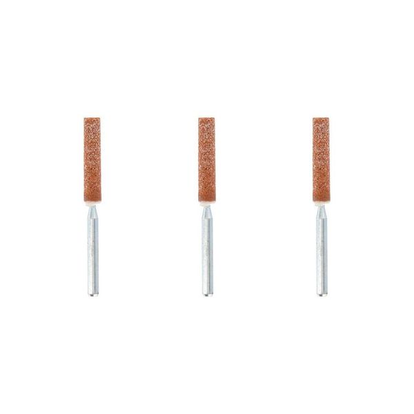 Dremel 454 Kettensägeblatt Schärfschleifstein - Zubehörsatz für Multifunktionswerkzeug mit 3 Dremel Kettensägen-Schärfschleifsteinen 4,8mm zum Schärfen und Schleifen von Kettensägen