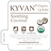 KYVAN KYVAN Soothing Coconut Lip Balm - 3 Pack, USDA Certified Organic, Paraben Free, 15 oz each