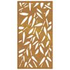Garden Wall Decoration Will Rust Over Time Corten Steel vidaXL
