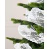 White Mesh with White Dacron Lines