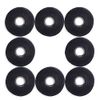 8 Pack 50M Bamboo Charcoal Dental Flosser Built-in Spool Wire Toothpick Flosser Dental Floss Replacement Core Mint Flavor Charcoal Floss Picks(Black)