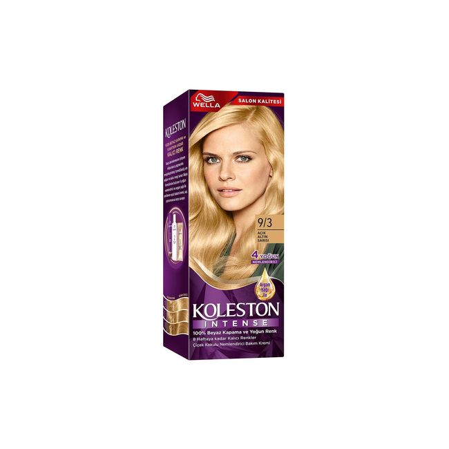 Wella Koleston Intense Saç Boyası 9/3 Açık Altın Sarısı - Salon Kalitesi