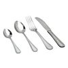 Genware NEV-SS-BD Soup Spoon, Bead Pattern (Pack of 12)