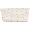 WENKO 20972100 Badkorb Salsa rechteck, weiß/beige