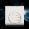 Adjustable Thermostat, Manual Line Volt Thermostat Room Mechanical Temperature Controller for Central Air Conditioning