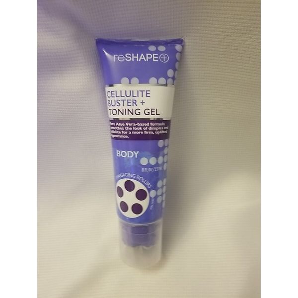 reSHAPE Cellulite Buster + Toning Gel with Massaging Rollers 8 oz SEALED Treat