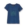 CMP Girls' T-Shirt Jersey 100% Cotone, Blue, 110